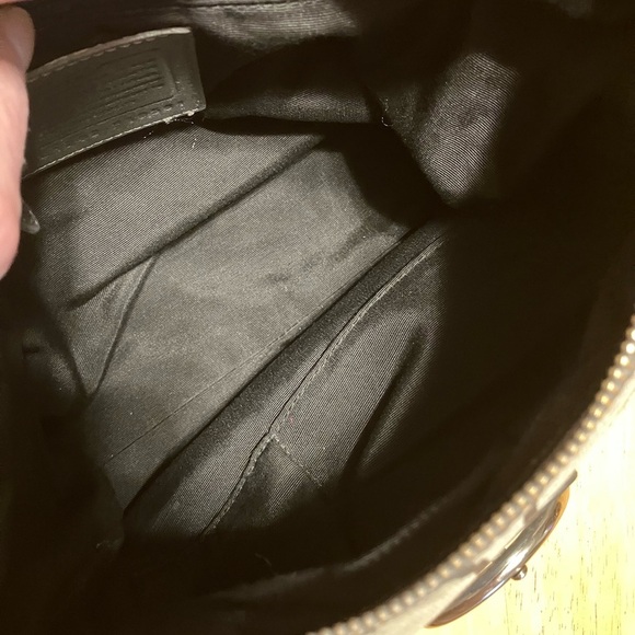 Coach SoHo Signature canvas shoulder bag with two tags. - Picture 5 of 11